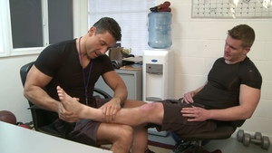 Men: Feet on Display - Deep Throat Twink