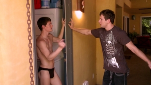 Men: Curious Twink's First BJ Experience