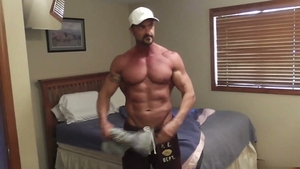 Solo: Mature Body Builder Gets Busy with His Younger Friend